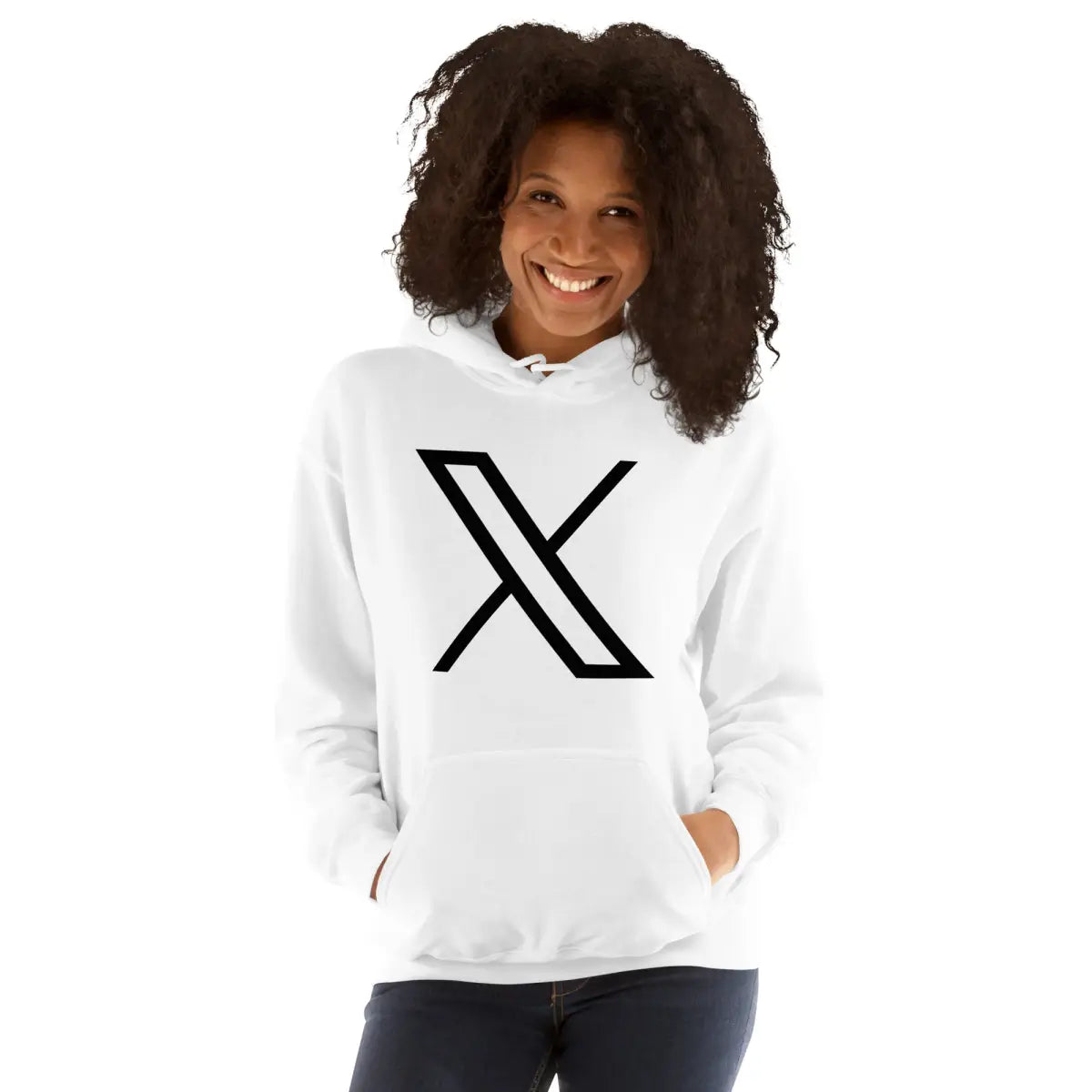 The Black Twitter x Logo Hoodie (unisex).