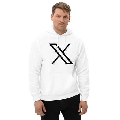 Black Twitter X Logo Hoodie (unisex)