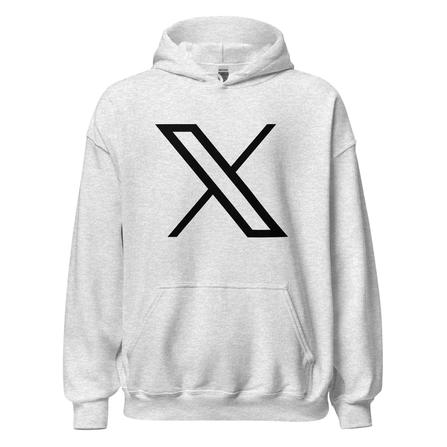 The Black Twitter x Logo Hoodie (unisex) Ash / m.