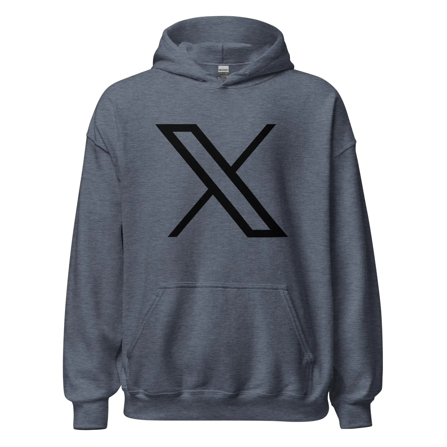 The Black Twitter x Logo Hoodie (unisex) Heather Sport Dark Navy / m.