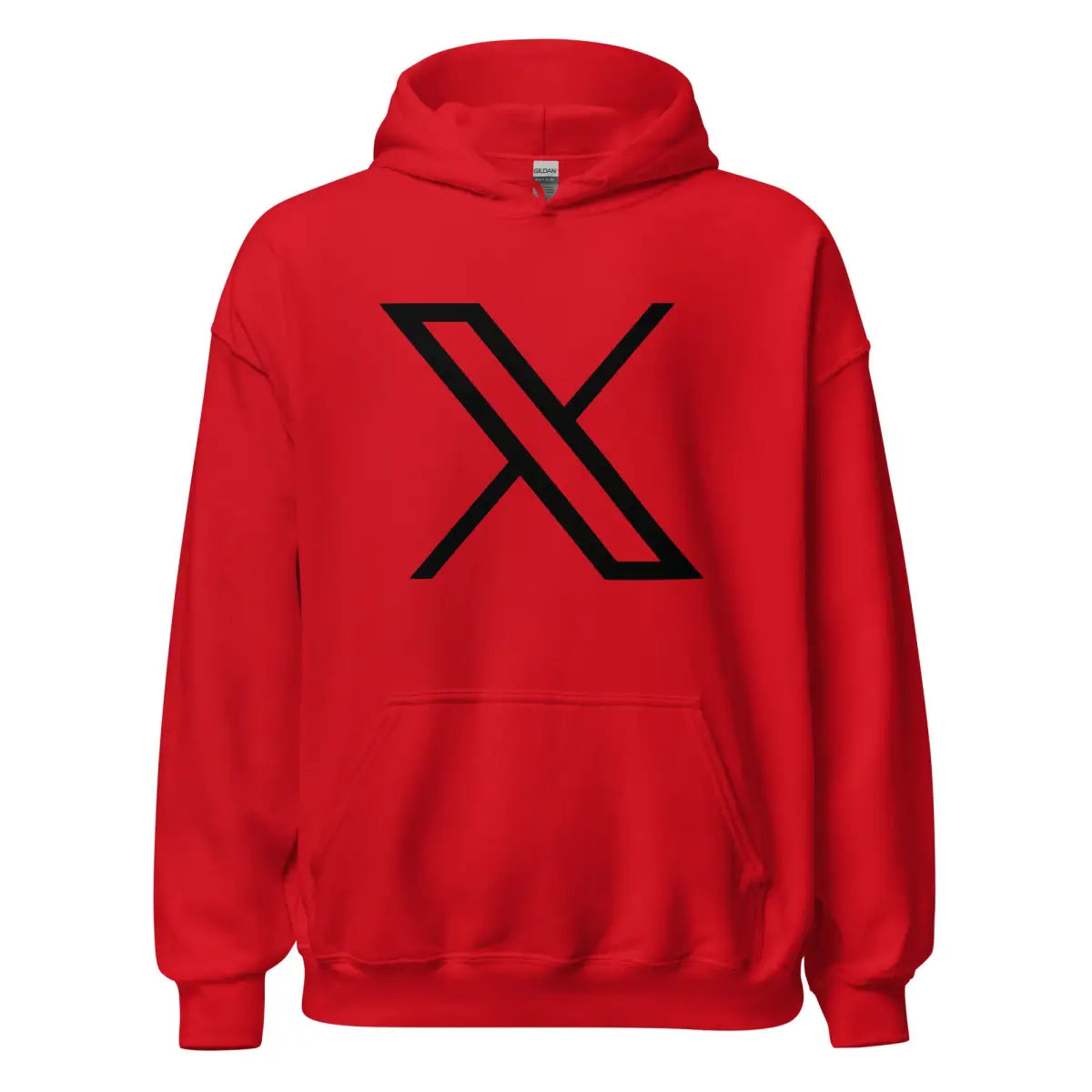 The Black Twitter x Logo Hoodie (unisex) Red / m.