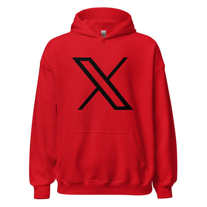 The Black Twitter x Logo Hoodie (unisex) Red / m.