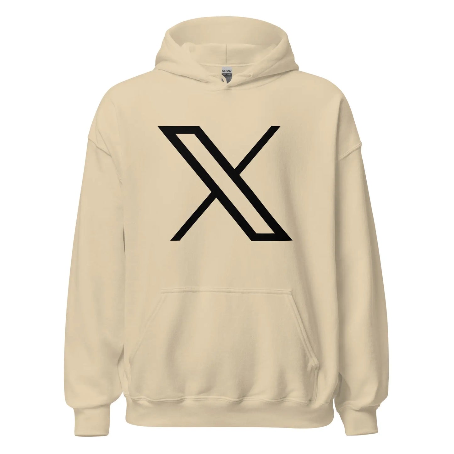 The Black Twitter x Logo Hoodie (unisex) Sand / m.