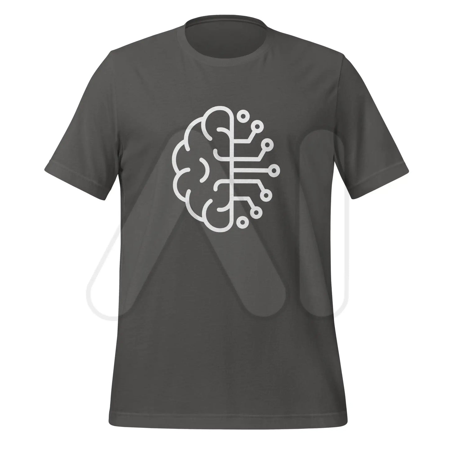 Brain Computer Icon T-Shirt (unisex) - Asphalt / M