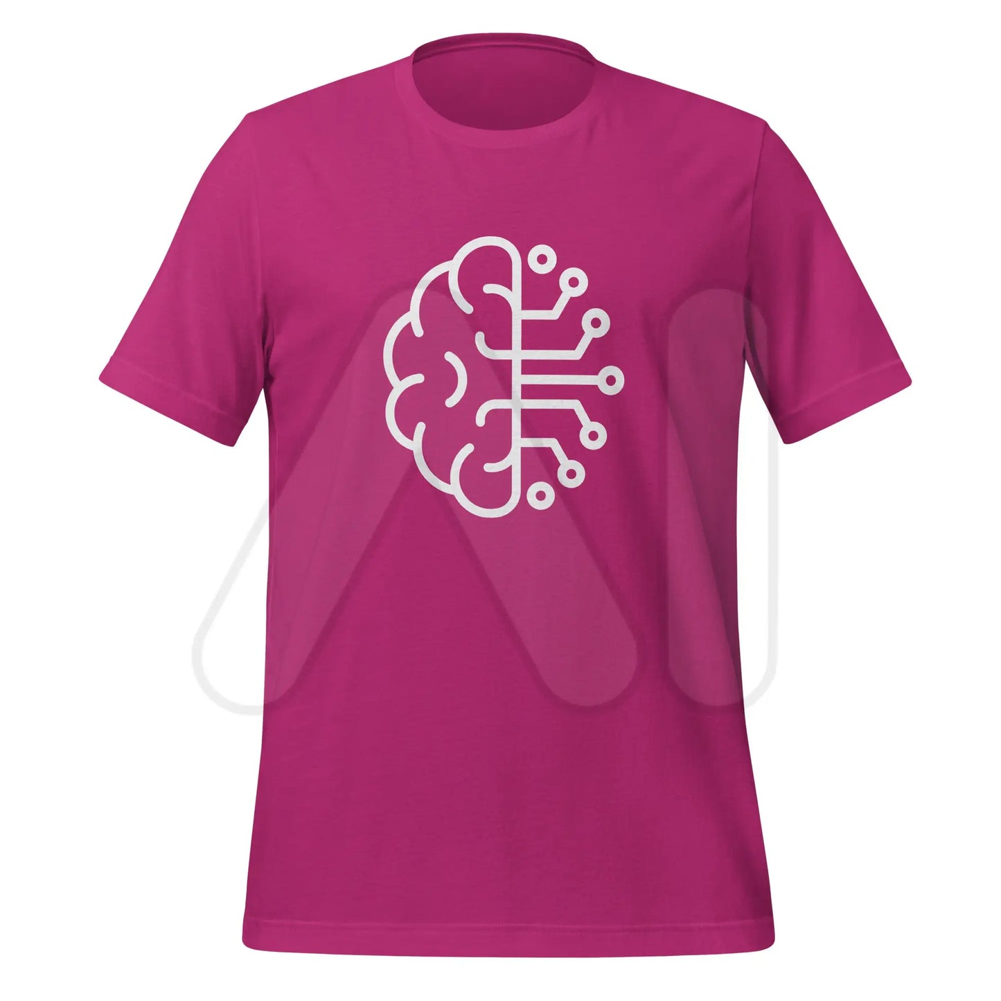 Brain Computer Icon T-Shirt (unisex) - Berry / M