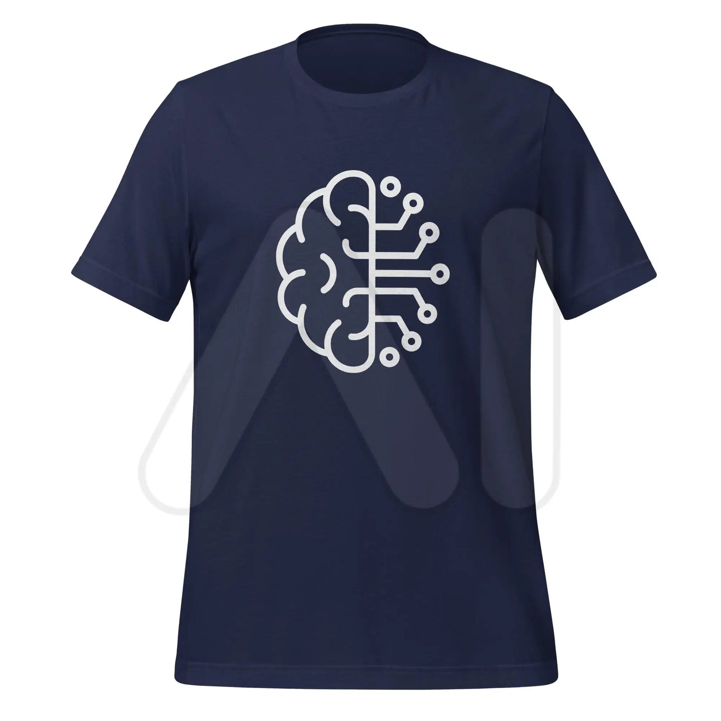 Brain Computer Icon T-Shirt (unisex) - Navy / M