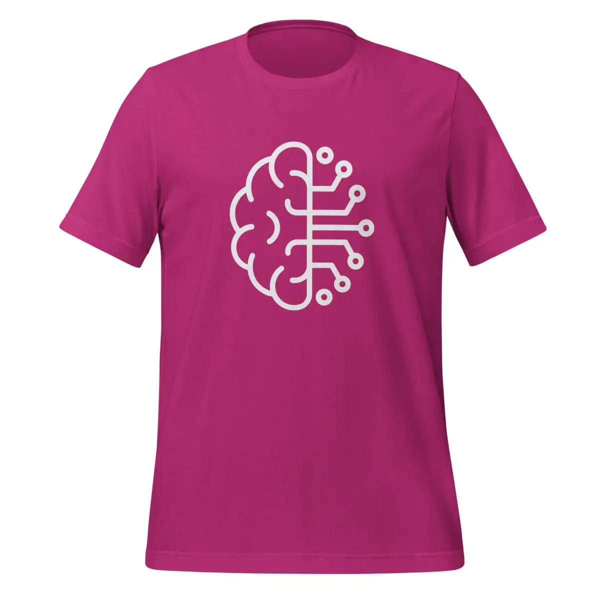 The Brain Computer T-shirt (unisex) Berry / m.