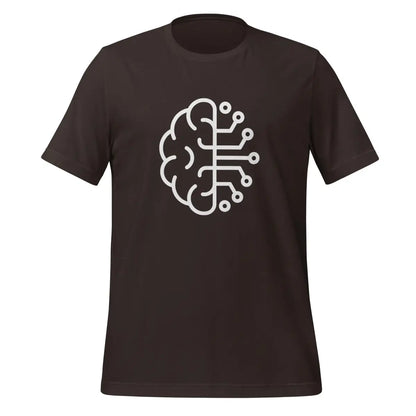 The Brain Computer T-shirt (unisex) Brown / m.