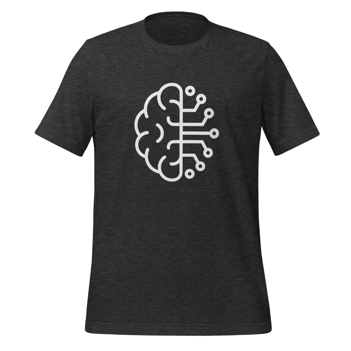 Brain Computer T-Shirt (unisex) - Dark Grey Heather / M