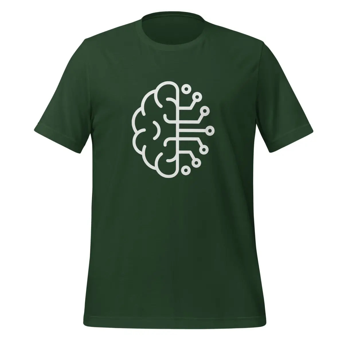 Brain Computer T-Shirt (unisex) - Forest / M