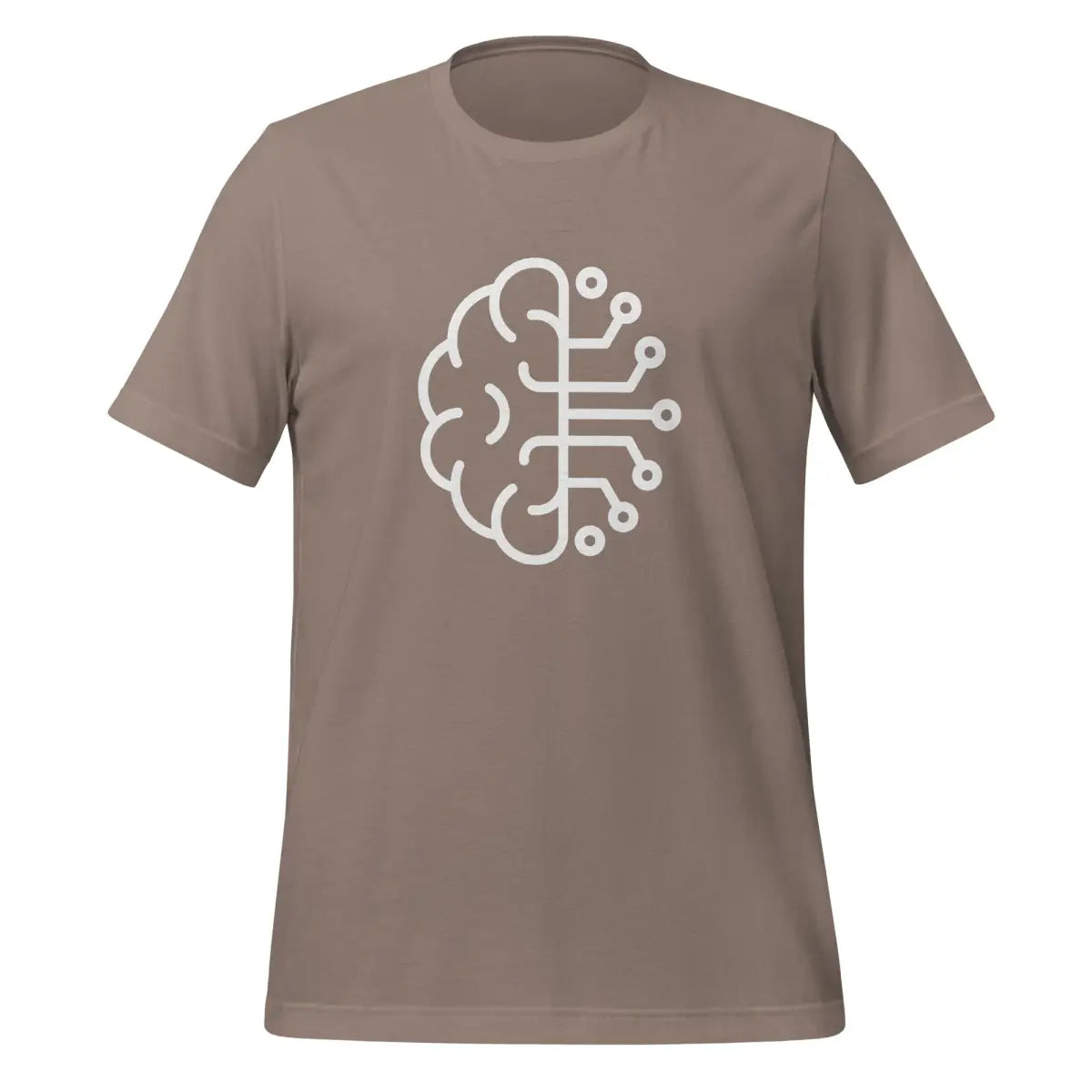 Brain Computer T-Shirt (unisex) - Pebble / M