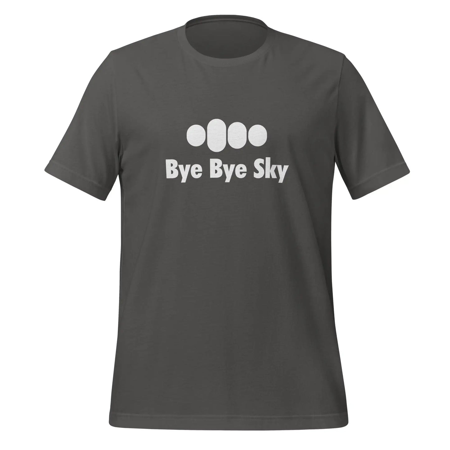 Bye Bye Sky T-Shirt (unisex) - Asphalt / M