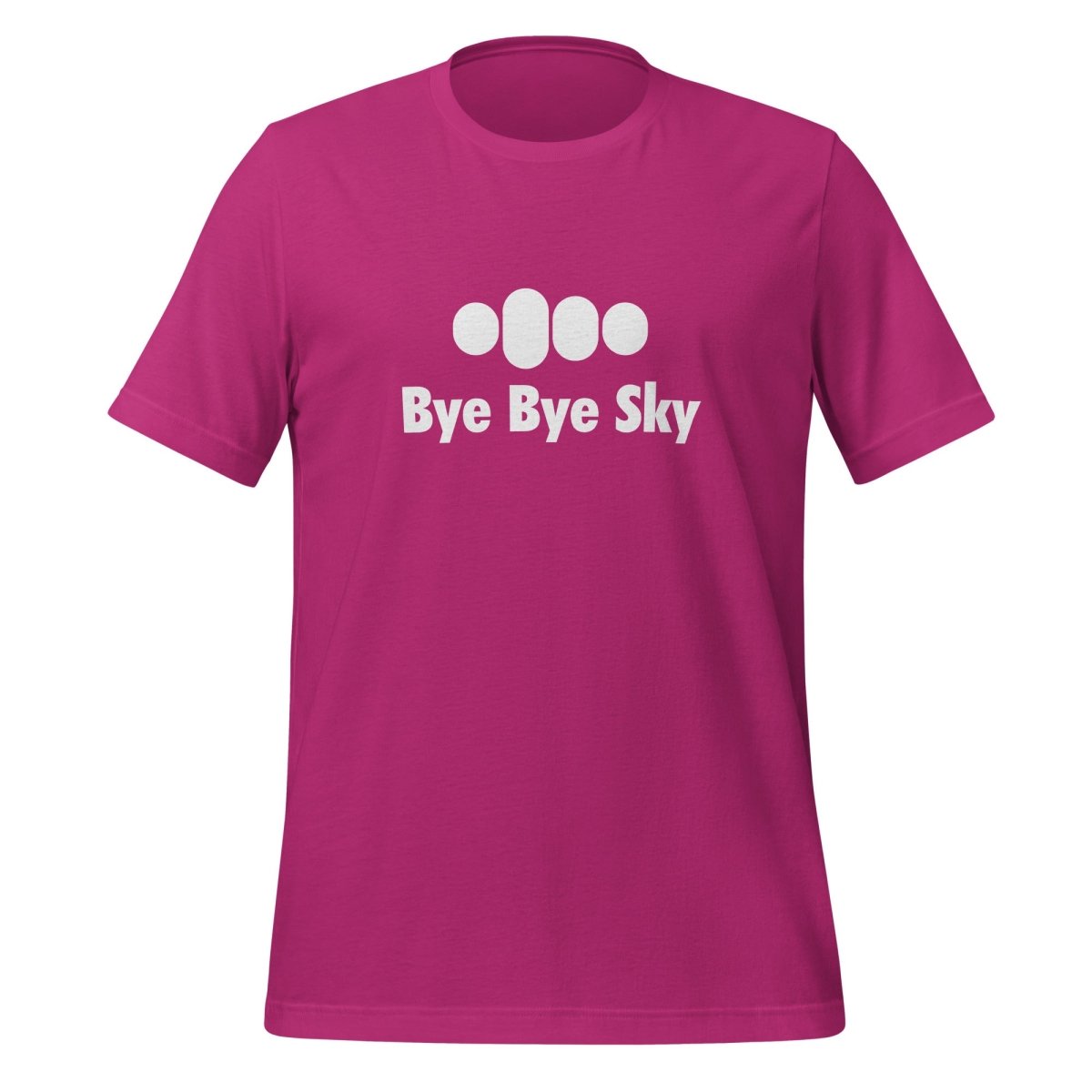 Bye Bye Sky T - Shirt (unisex) - Berry - AI Store