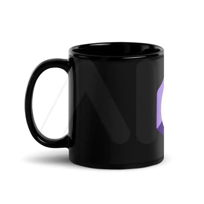 C# (C Sharp) Logo Black Glossy Mug