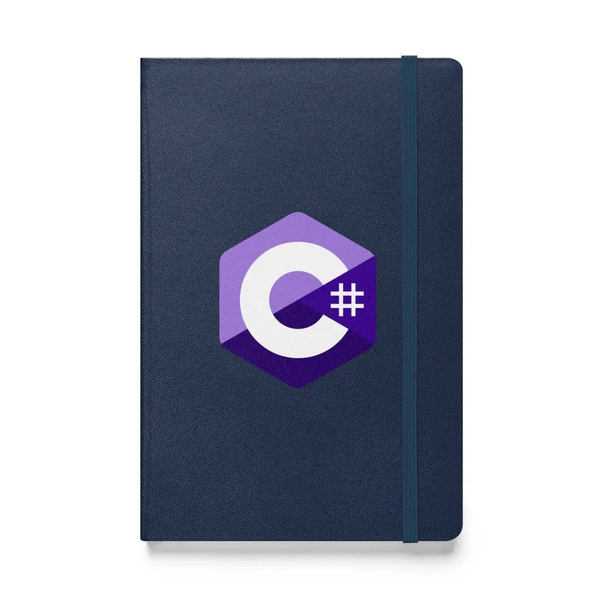 C# (C Sharp) Logo Hardcover Bound Notebook - Navy