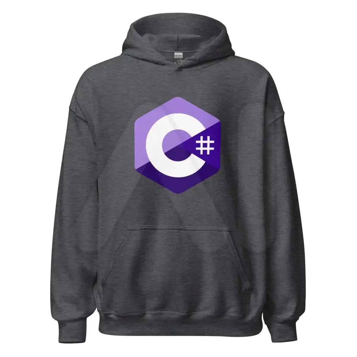 C# (C Sharp) Logo Hoodie (unisex) - Dark Heather / M