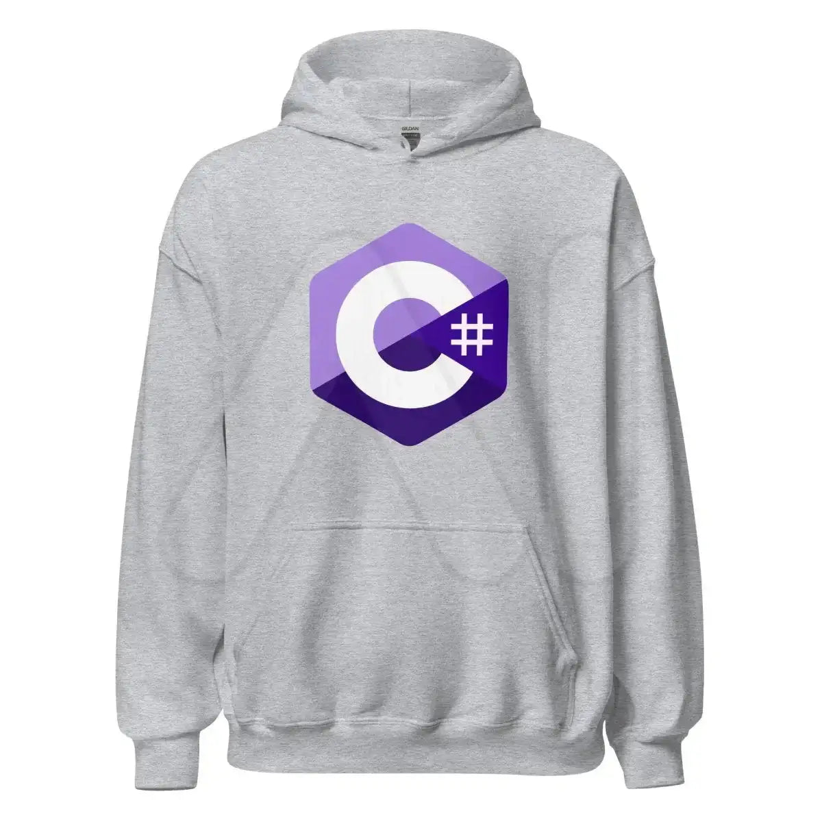 C# (C Sharp) Logo Hoodie (unisex) - Sport Grey / M