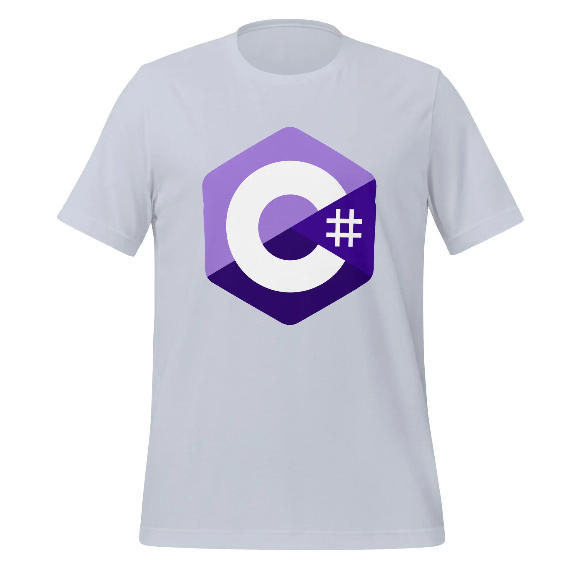 C# (C Sharp) Logo T-Shirt (unisex) - Light Blue / M