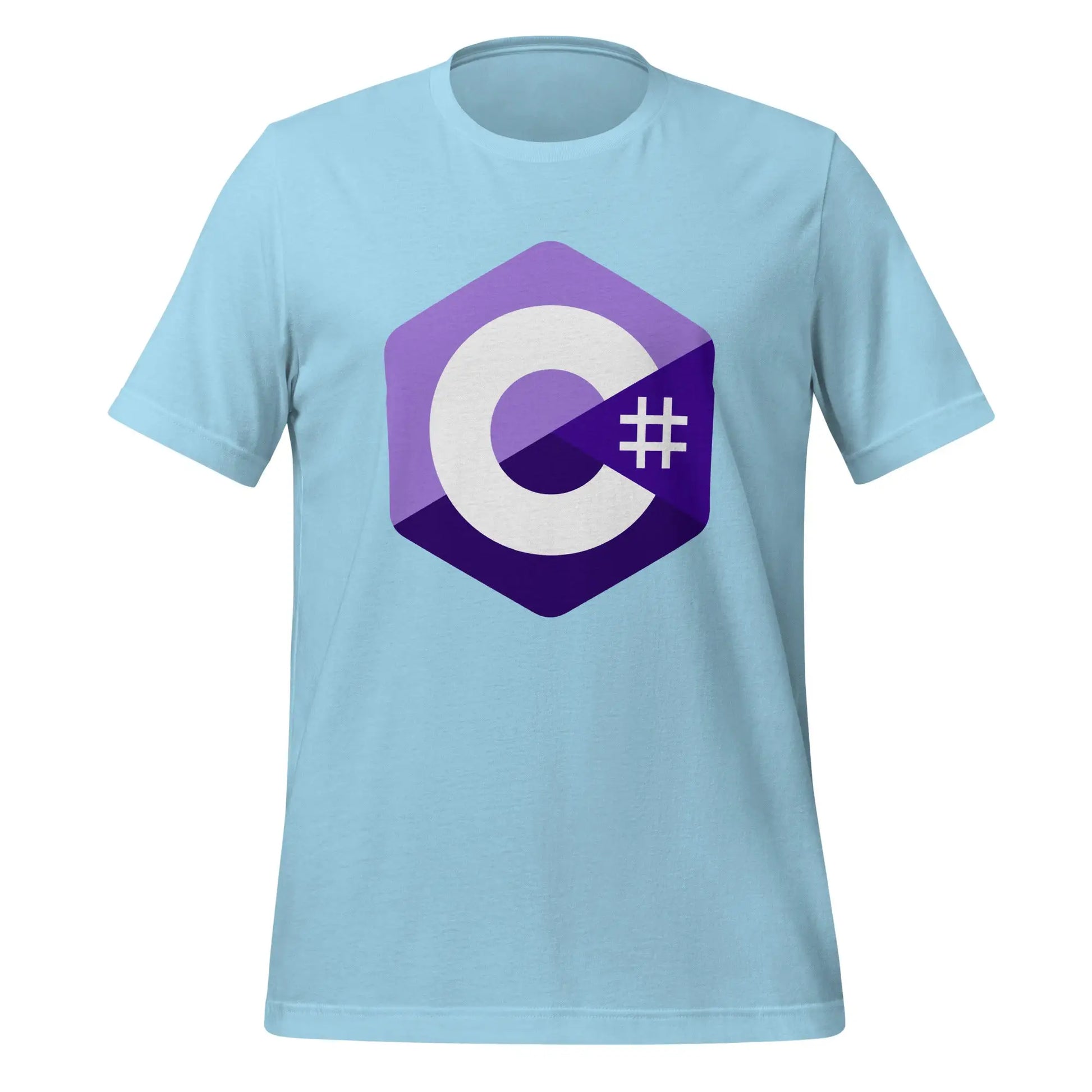 C# (C Sharp) Logo T-Shirt (unisex) - Ocean Blue / M