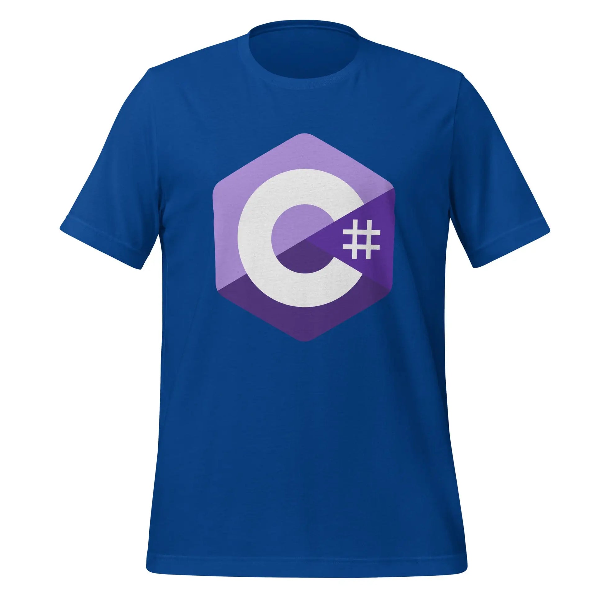 C# (C Sharp) Logo T-Shirt (unisex) - True Royal / M