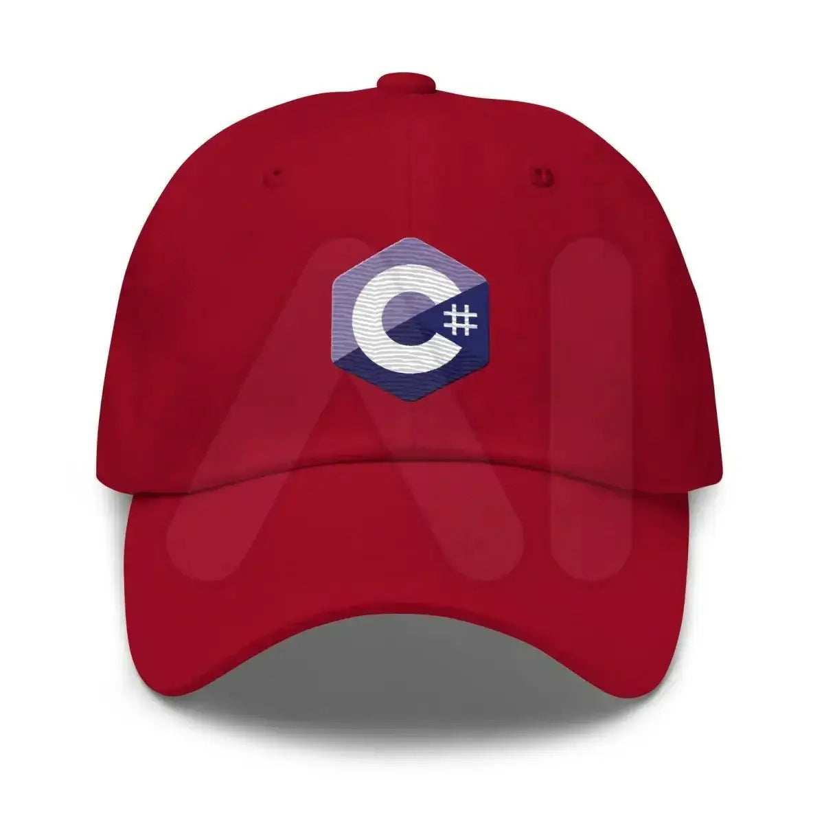 C# (C Sharp) Logo Cap - Cranberry