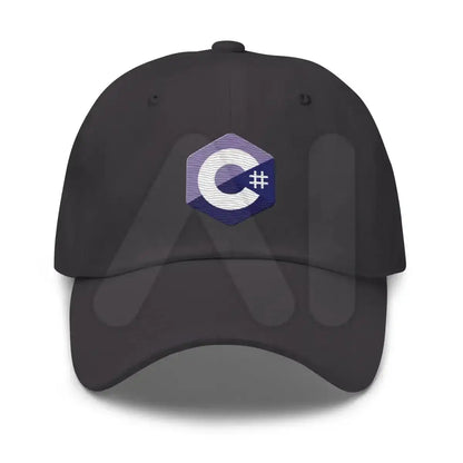 C# (C Sharp) Logo Cap - Dark Grey