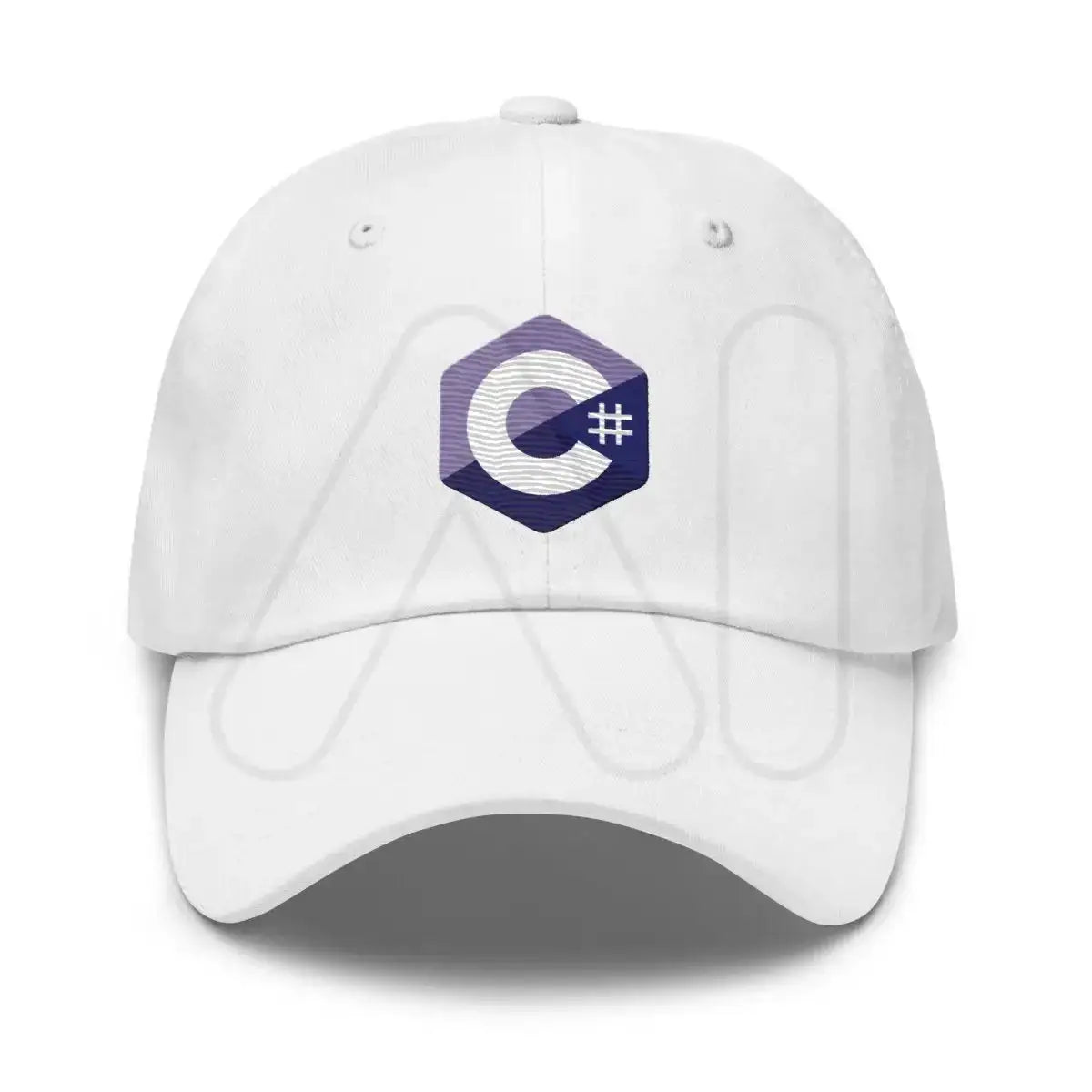 C# (C Sharp) Logo Cap - White