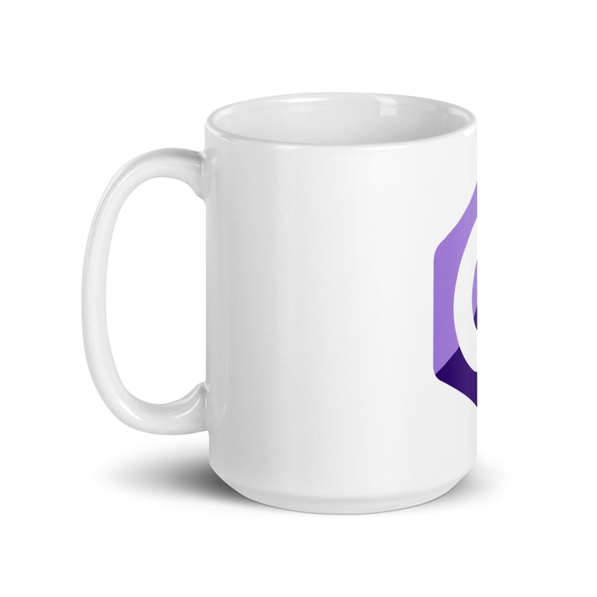 C# (C Sharp) Logo White Glossy Mug - AI Store