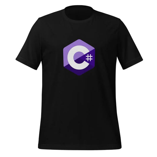 C# (C Sharp) Small Logo T-Shirt (unisex) - Black / M