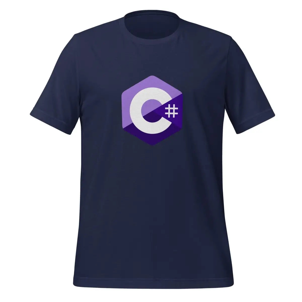 C# (C Sharp) Small Logo T-Shirt (unisex) - Navy / M