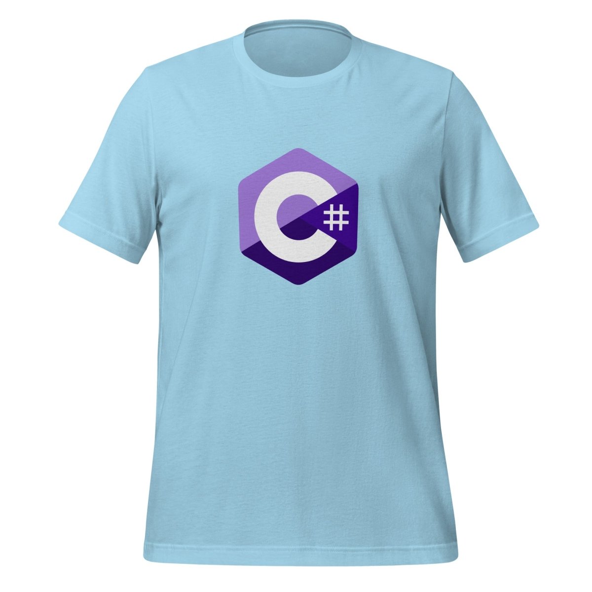 C# (C Sharp) Small Logo T-Shirt (unisex) - Ocean Blue - AI Store