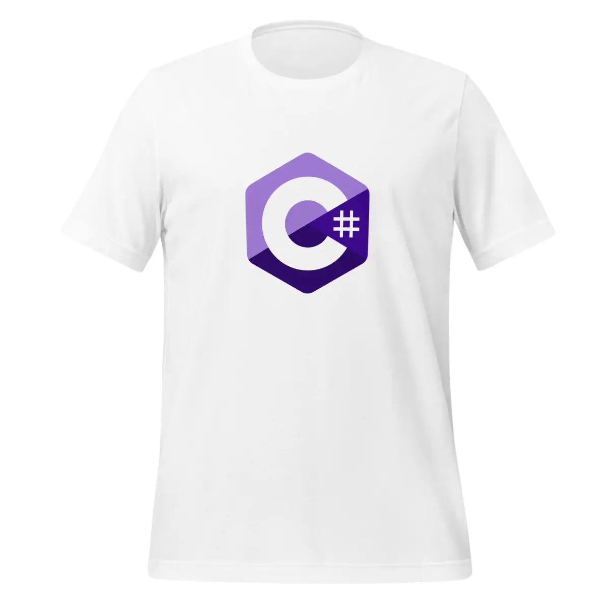 C# (C Sharp) Small Logo T-Shirt (unisex) - White / M