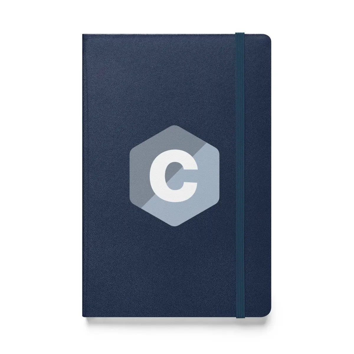 C Logo Hardcover Bound Notebook - Navy