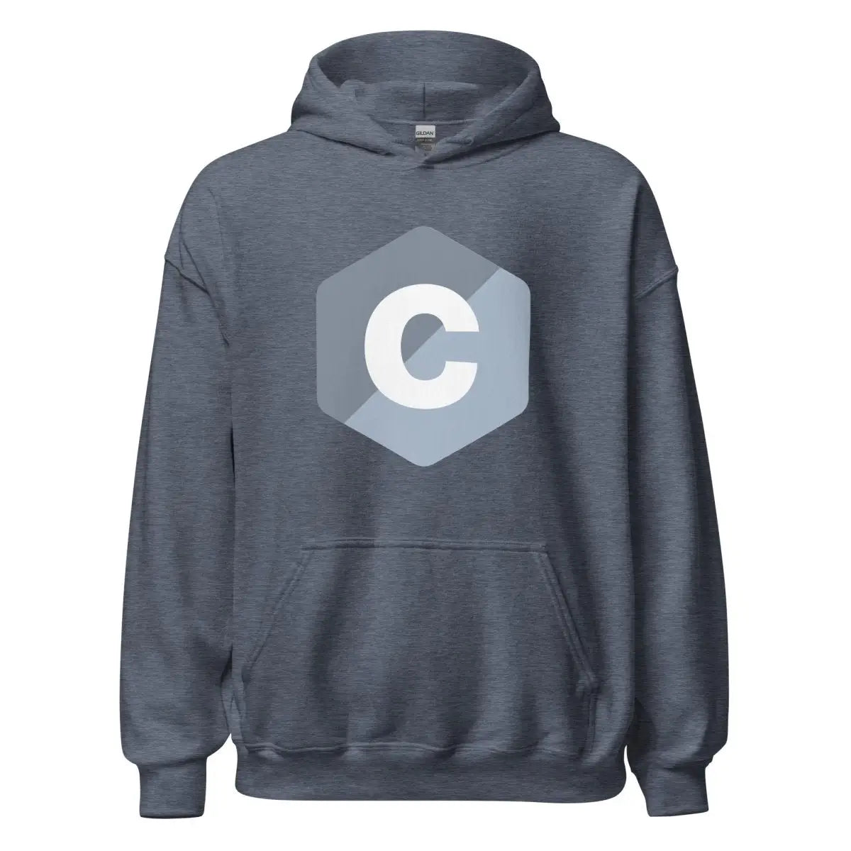 C Logo Hoodie (unisex) - Heather Sport Dark Navy / M