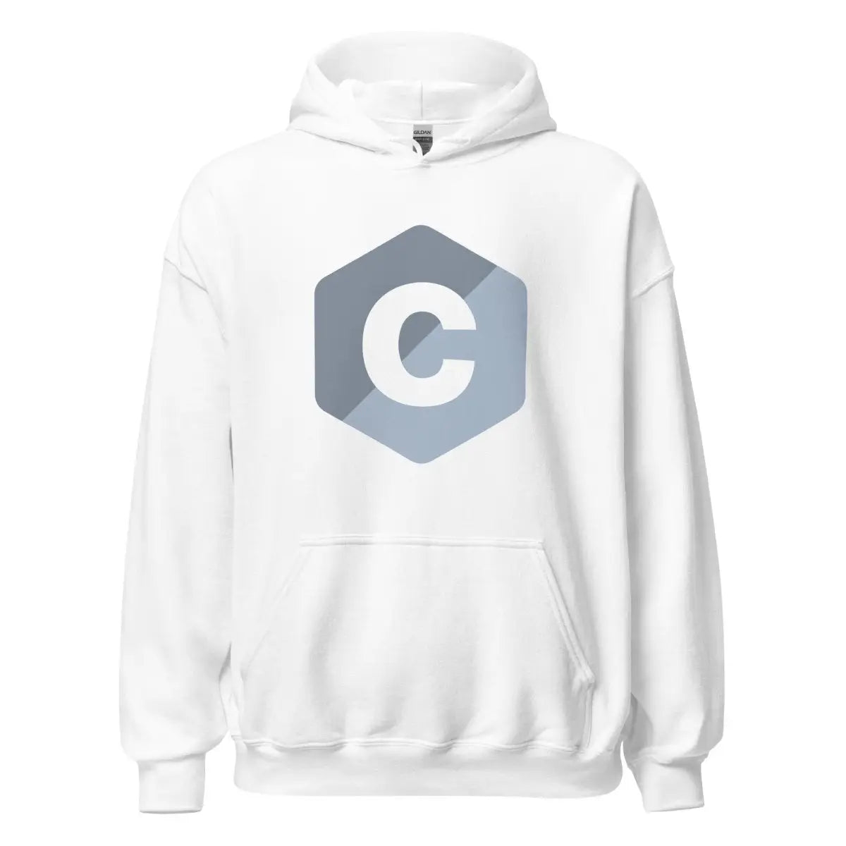 C Logo Hoodie (unisex) - White / M