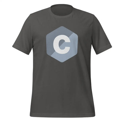 C Logo T-Shirt (unisex) - Asphalt / M