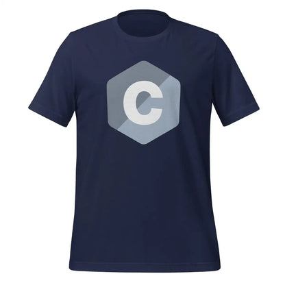 C Logo T-Shirt (unisex) - Navy / M