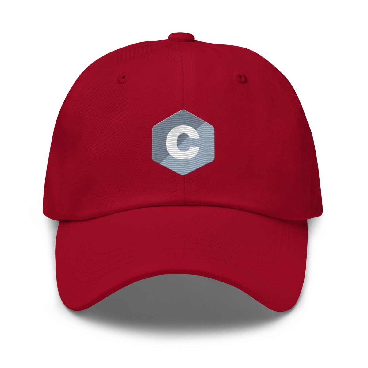 C Logo True - Color Embroidered Cap - Cranberry - AI Store