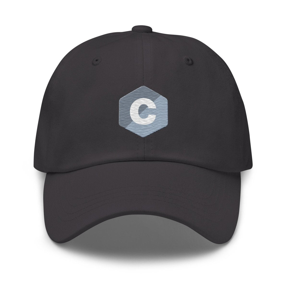 C Logo True - Color Embroidered Cap - Dark Grey - AI Store