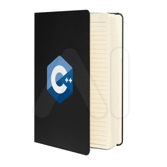 The C + + Logo Hardcover Bound Notebook.