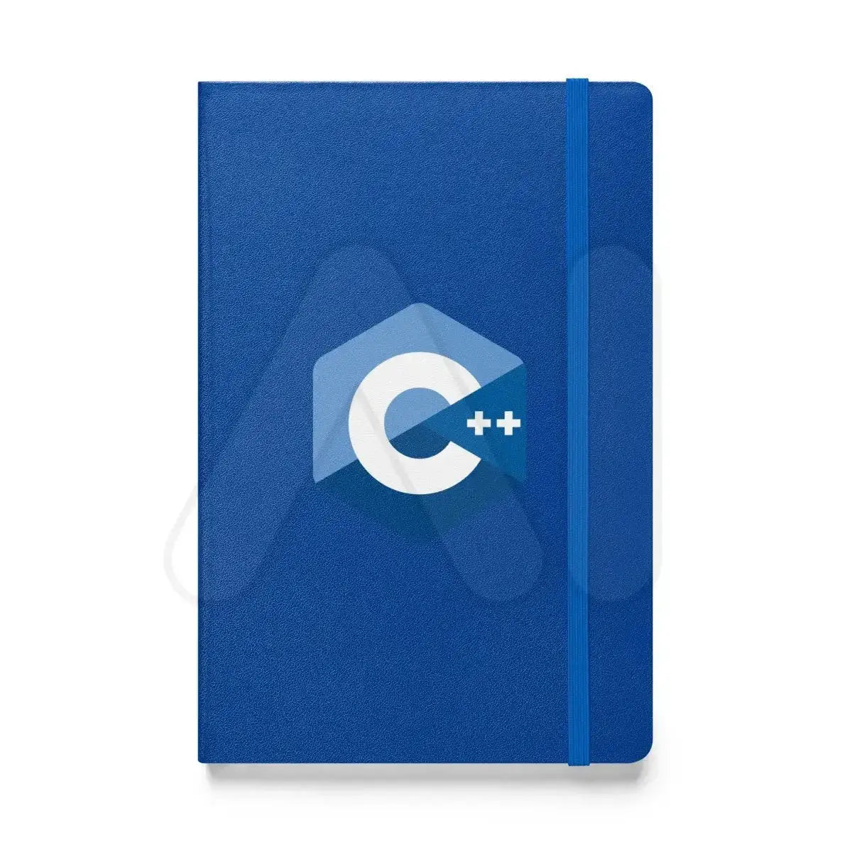 C + + Logo Hardcover Bound Notebook - Blue