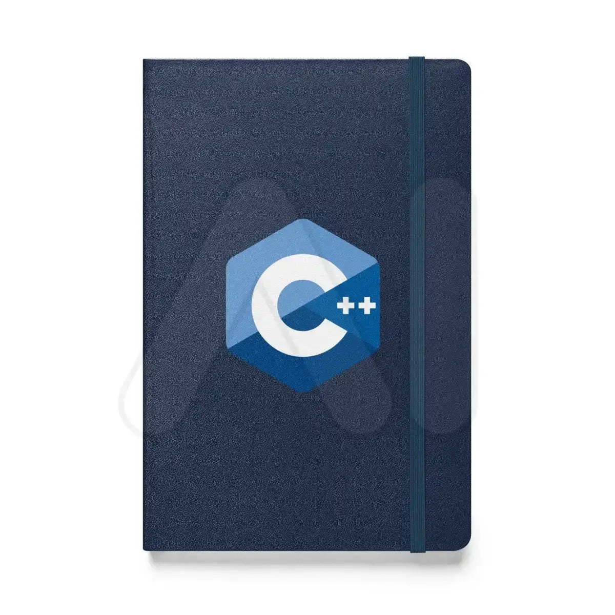 C + + Logo Hardcover Bound Notebook - Navy