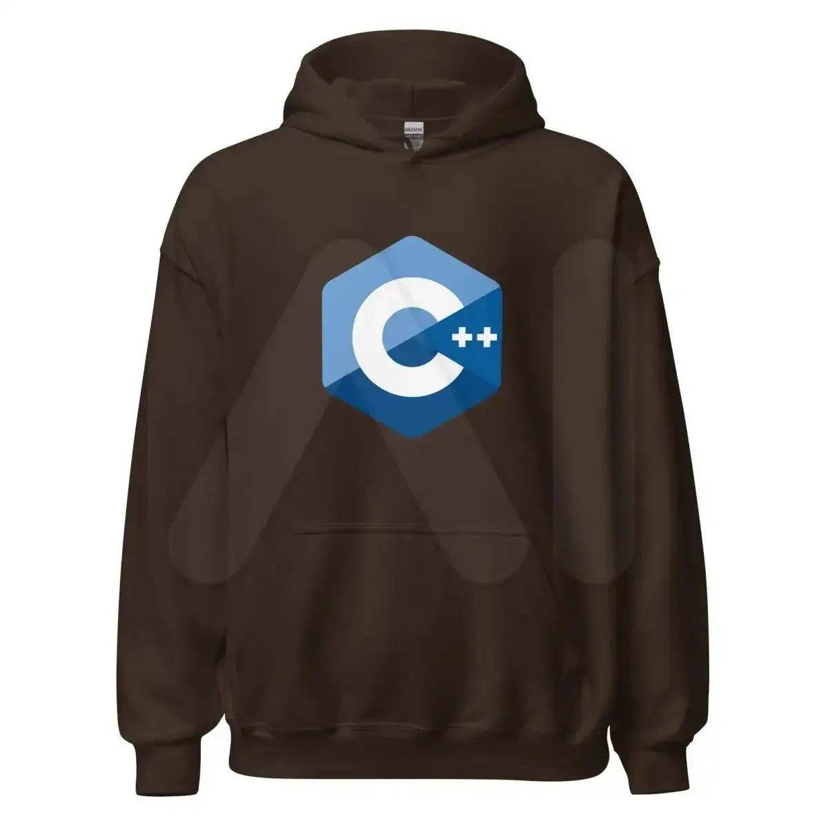 C + + Logo Hoodie (unisex) - Dark Chocolate / M