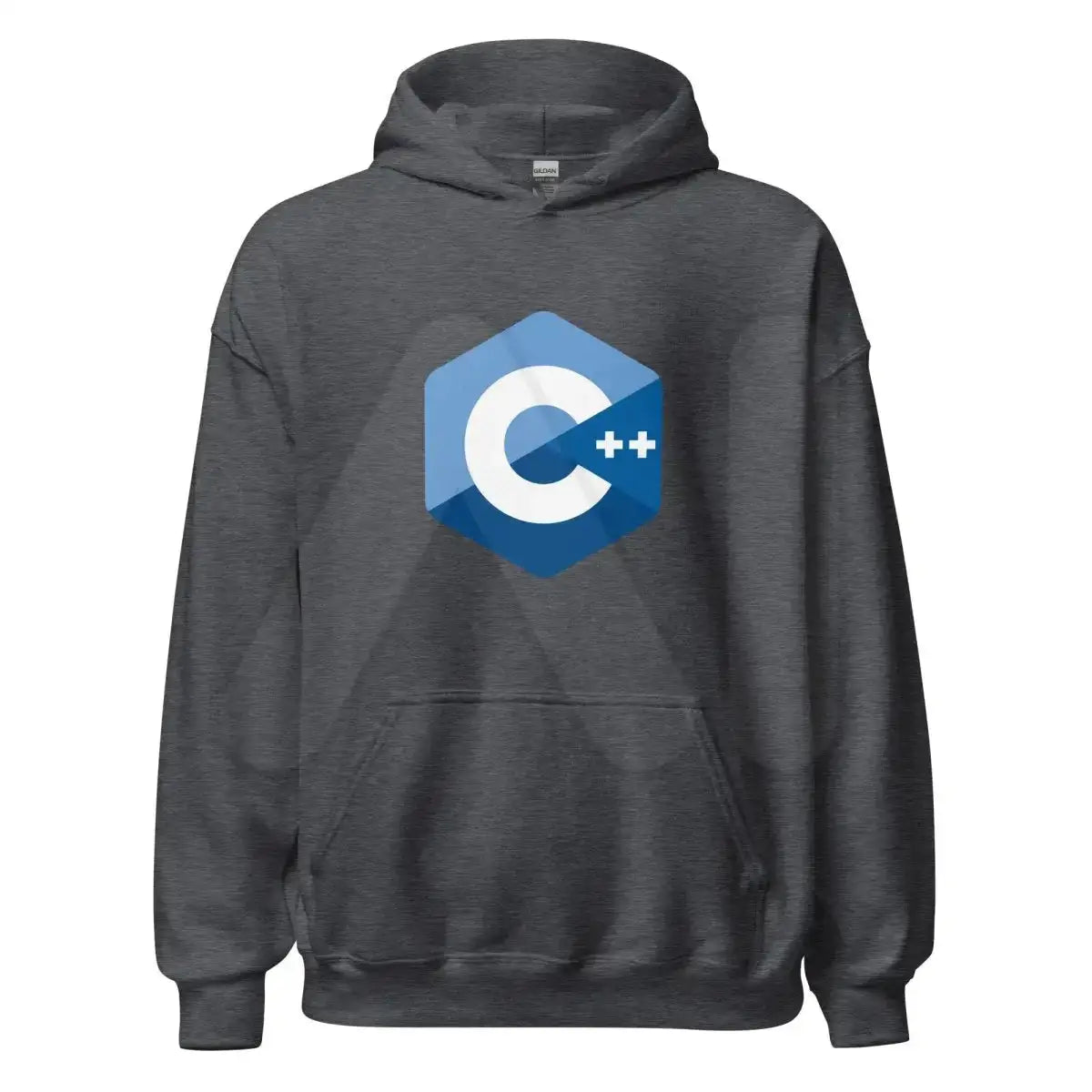 C + + Logo Hoodie (unisex) - Dark Heather / M