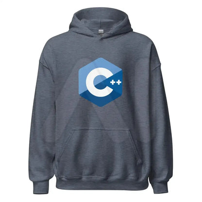 C + + Logo Hoodie (unisex) - Heather Sport Dark Navy / M