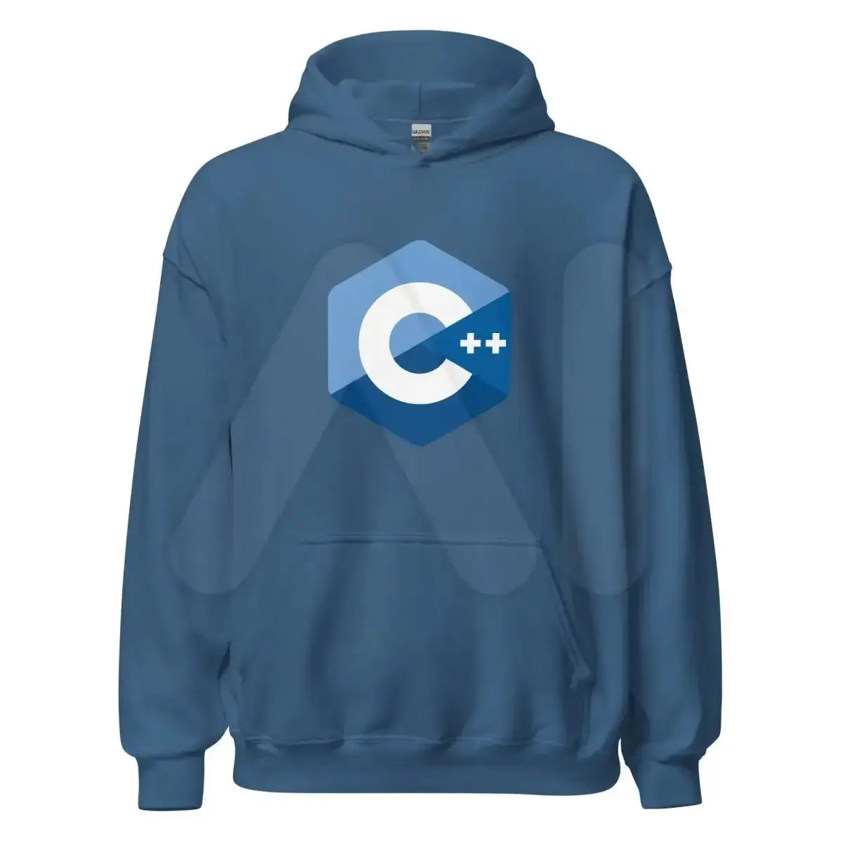 C + + Logo Hoodie (unisex) - Indigo Blue / M