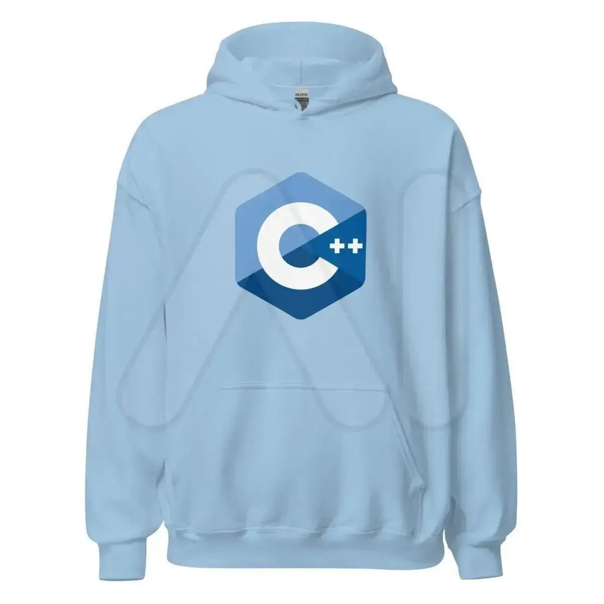 C + + Logo Hoodie (unisex) - Light Blue / M