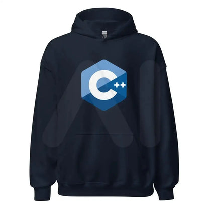 C + + Logo Hoodie (unisex) - Navy / M