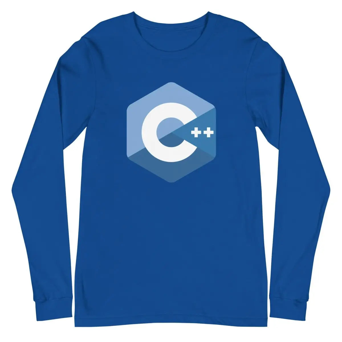 C + + Logo Long Sleeve T-Shirt (unisex) - True Royal / M