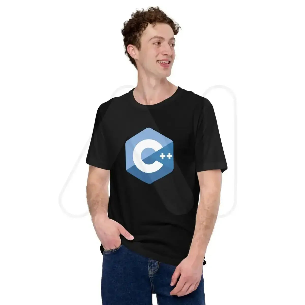 The C + + Logo T-shirt (unisex).